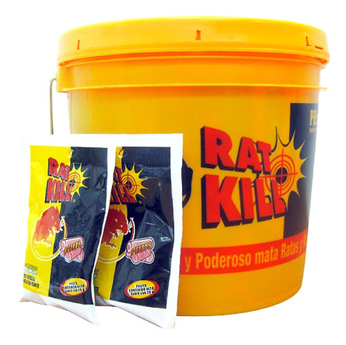 Rodenticida Cubeta C/50 (sobres 20gr) (rat-ki Rat-kill R-201