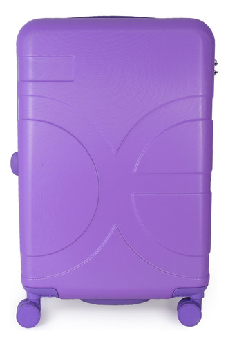 Maleta Vertical 24 Para Mujer Cloe Para Documentar Rígida Color Violeta