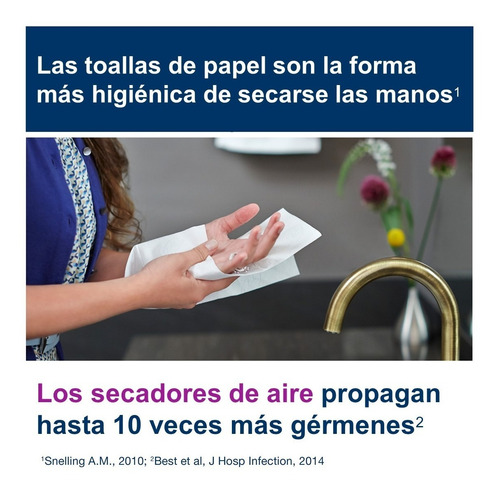 Imagen 5 de 6 de Toalla Interfoliada Tork Xpress® Advanced 16 Pqts 200 Hojas