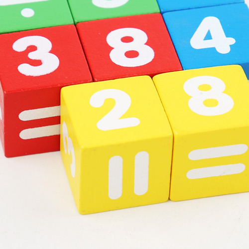Math Game Children Learning Board 54pcs Double Sided Cards