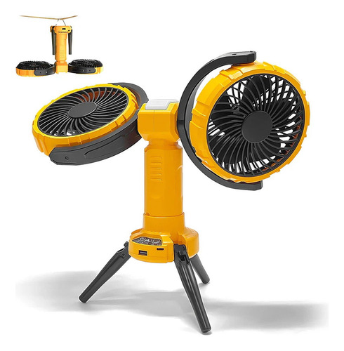 Luz De Ventilador Con Cabezal De Ventilador Exterior Plegabl