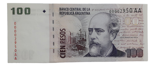 Billete 100 Pesos Roca - 3er. Millar Serie Aa Sin Circular