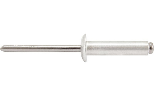 Rebite Repuxo De Alumínio 4,8x12,0mm Mandril Aço Com 50 Peça