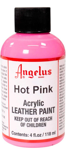 Pintura Acrílica Angelus 4 Oz ( 1 Pieza ) Color Hot Pink