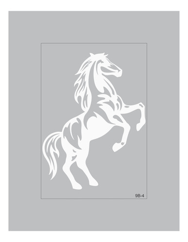Calcos Con Relieve Para Autos, Lunetas Serie Caballos