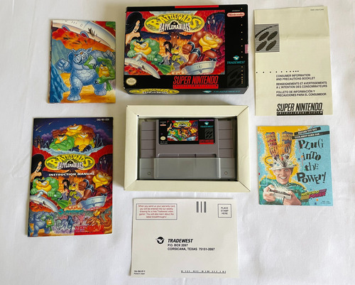 Battletoads In Battlemaniacs Snes Original Completo Cib