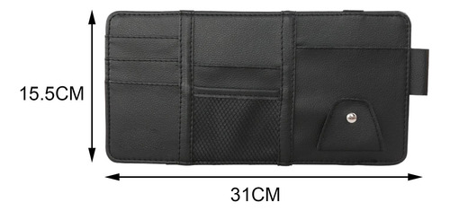 Auto Sun Visor Organizador Sun Visor Negro Sin Cremallera.
