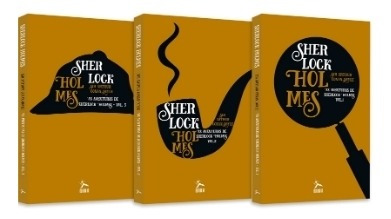 Livro Coleção - As Aventuras De Sherlock Holmes (3 Volumes) - Arthur Conan Doyle [0000]