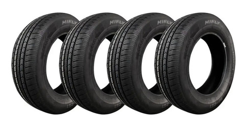 4 Pneus 195/65r15 Hifly 91h Hf261 Novo Aro 15 + Bicos