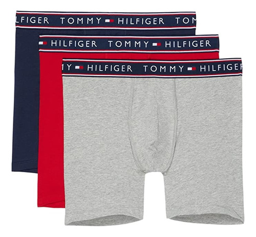 Boxer Tommy Hilfiger Pack 3 Para Hombre Algodon Carolinas Ho