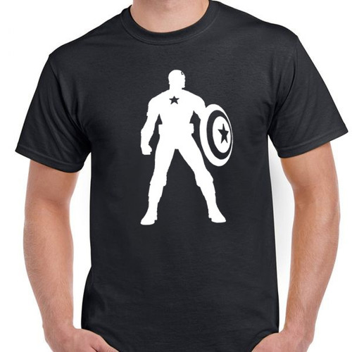 Remera Capitan America Algodon Peinado | MercadoLibre