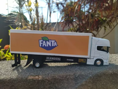 Miniatura Caminhão Arqueado Escala 1/64 Coleção Presente