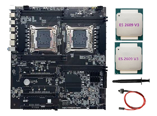 Placa Madre X99 De Doble Socket Lga2011-3, Compatible Con Do