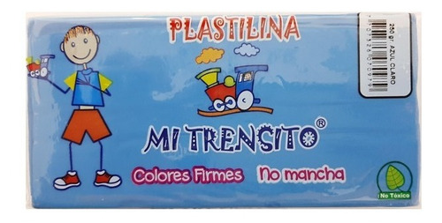 Plastilina Barra Mi Trensito Azul 250gr