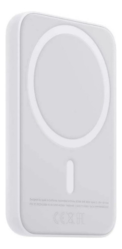 Cargador Batería Externa iPhone Magsafe Carga Inalámbrica Color Blanco