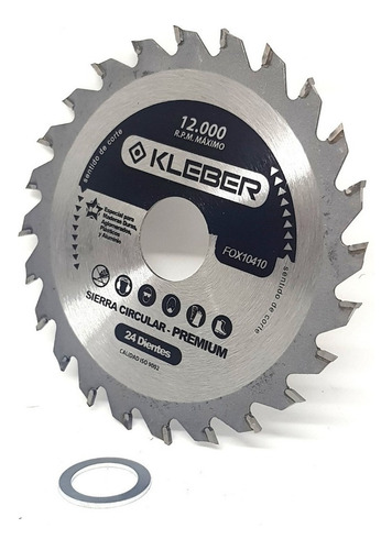 Disco Sierra Circular 60 Dientes Widia 300mm Kleber Fox10552