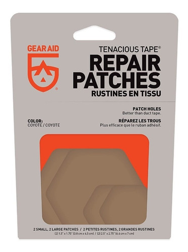 Parches De Reparación Gear Aid Colores P/ Elegir (pack X 4)
