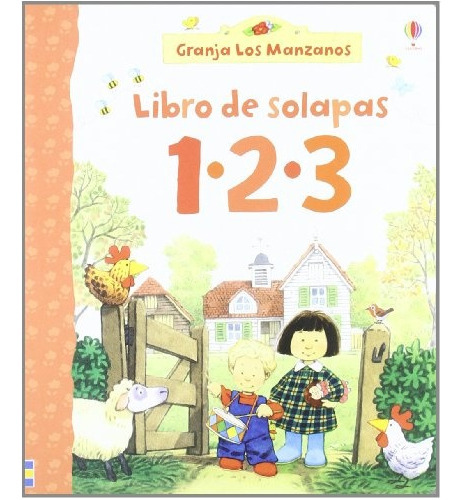 Libro De Solapas 1 2 3, de Sam Chandler. Editorial USBORNE, tapa blanda, edición 1 en español