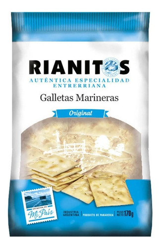 Galletitas Marineras Original Rianitos 170 Gr.