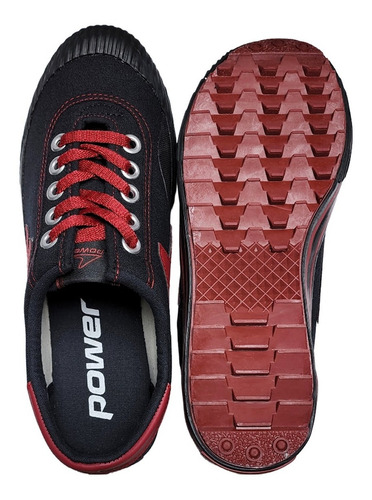 Zapatilla Power Retro Unisex Negro/rojo