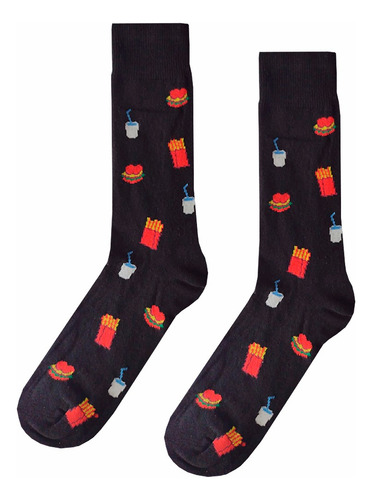 Calcetines Divertidos Moda Diseño De Comidas