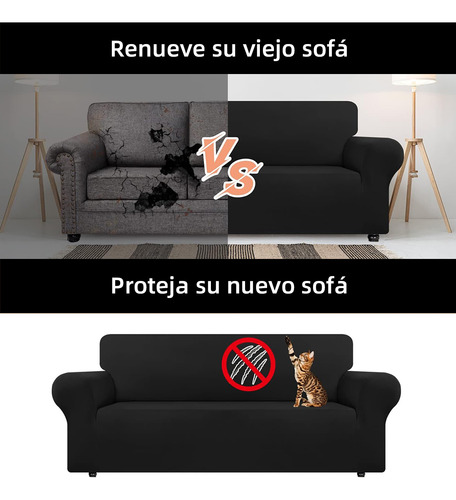 Protector Cubre Sala Funda Sillones Ajustable Elástico 3pz