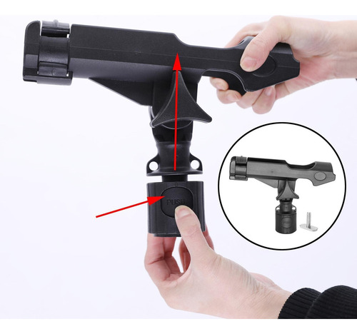 J Soporte Para Caña De Pescar Extraíble Accesorios Kayak