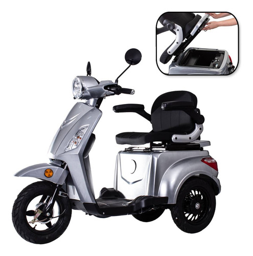 Triciclo Elétrico para adultos 800w Triciclo CF Potente com Acessibilidade WeHawk