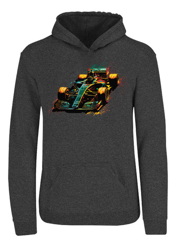 Sudadera Con Capucha Para Aficionados Auto F1 Dibujo Auto F1