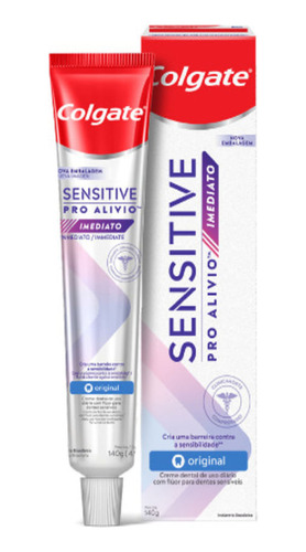 Crema Dental Colgate Sensitive Pro Alivio Inmediato X 140 G