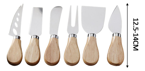 2 Paquete De 2-4 6x Cuchillos Para Queso, Cuchillo 2 Piezas