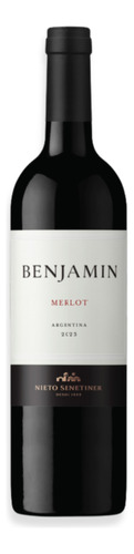 Vino Benjamín Merlot 750ml Nieto Senetiner Mendoza Argentina