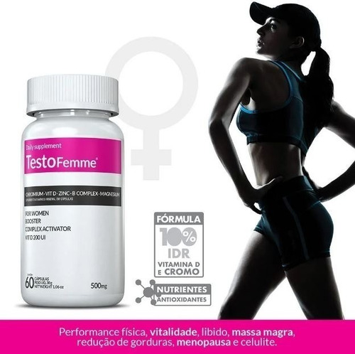 Imagem 3 de 4 de Testofemme Inove Nutrition 60 Caps
