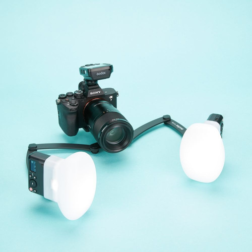 Flash Macro Godox Mf12 K2 + Rádio Flash Godox Xpro Ii Nikon
