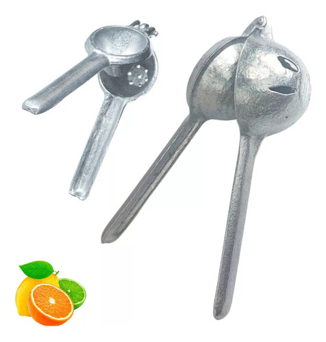Exprimidor De Fruta Manual Kit X 2 Unidades. Naranja + Limon