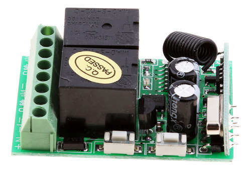 2 Canais Dc12v 10a 433 Mhz Rf Sem Fio Receptor Interruptor