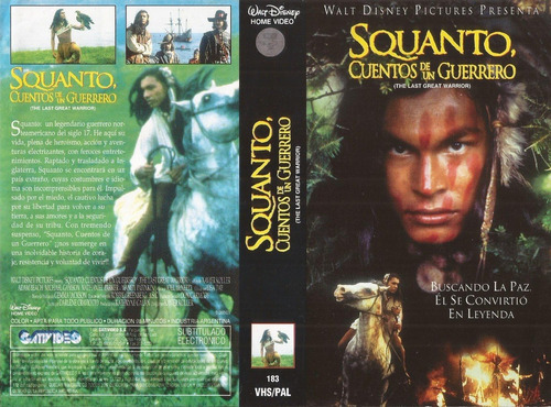 Squanto: A Warriors Tale Vhs Walt Disney Español Latino