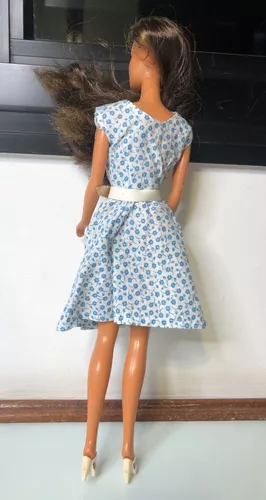 Roupa Boneca Barbie Antiga - Anos 90 - Vestido + Sapato