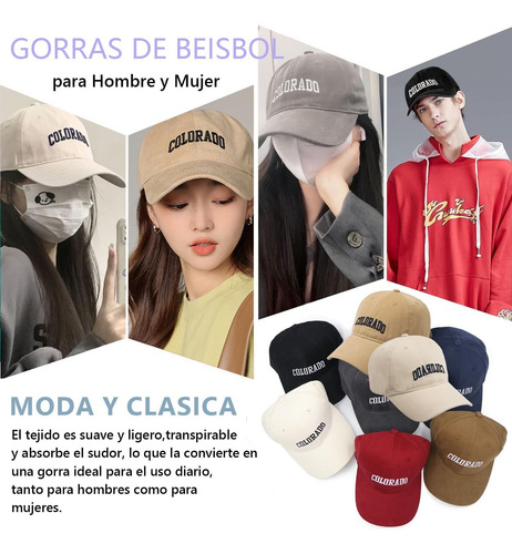 2 Piezas Gorras De Béisbol, Sombrero Sol Informal Ajustables