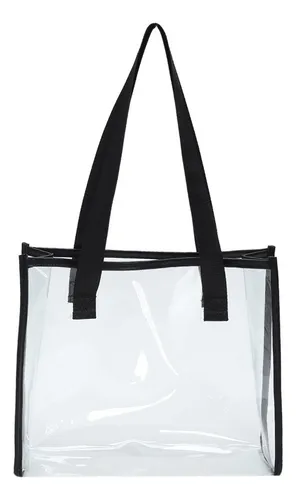 Bolso playa transparente new arrivals