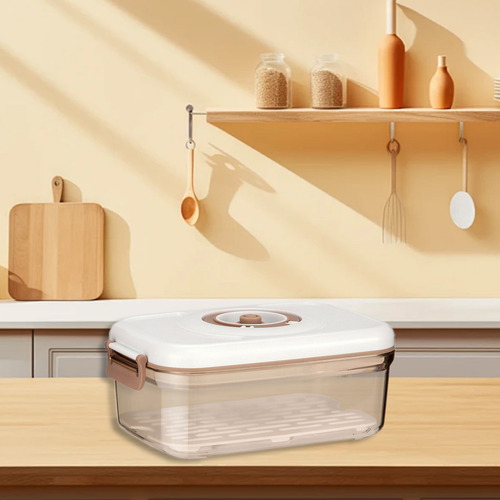 Caja De Conservación Al Vacío, Apta Para Alimentos, Refriger