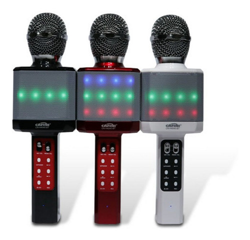 Micrófono Karaoke Bluetooth Inalámbrico Parlante Usb Cafini