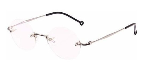 Montura - Agstum Pure Titanium Round Optical Rimless Eyeglas