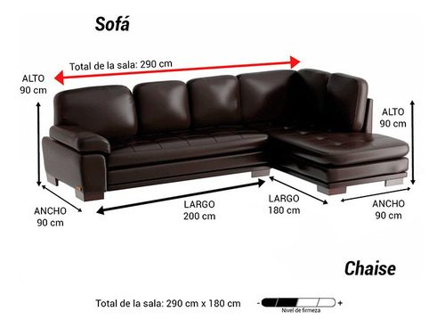 Sala Blythe Izquierdo Sofa Pieza Sillon Sala Mueble