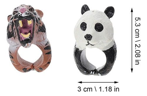 Finger Puppet Fun Animal Puppet Toys Taste, 12 Unidades