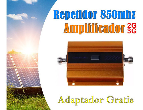 Imagem 1 de 3 de Repetidor 850mhz Vivo + Adaptador Brinde