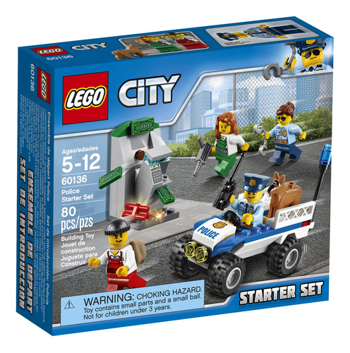 Kit De Construcción Lego City Police Starter Set 80 Piezas