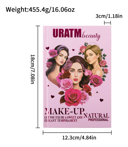 B 43 Color Make-up Plates Four-layer Flip Book Eyeshado 2005