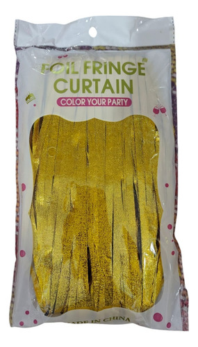 Cortinas Metalizadas Para Decoracion De Salón,fiesta,reunión Lila