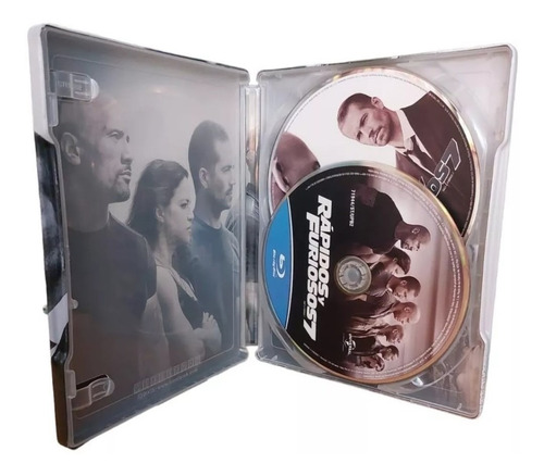 Rápidos Y Furiosos 7 Steelbook Película Extendidablu-ray+dvd